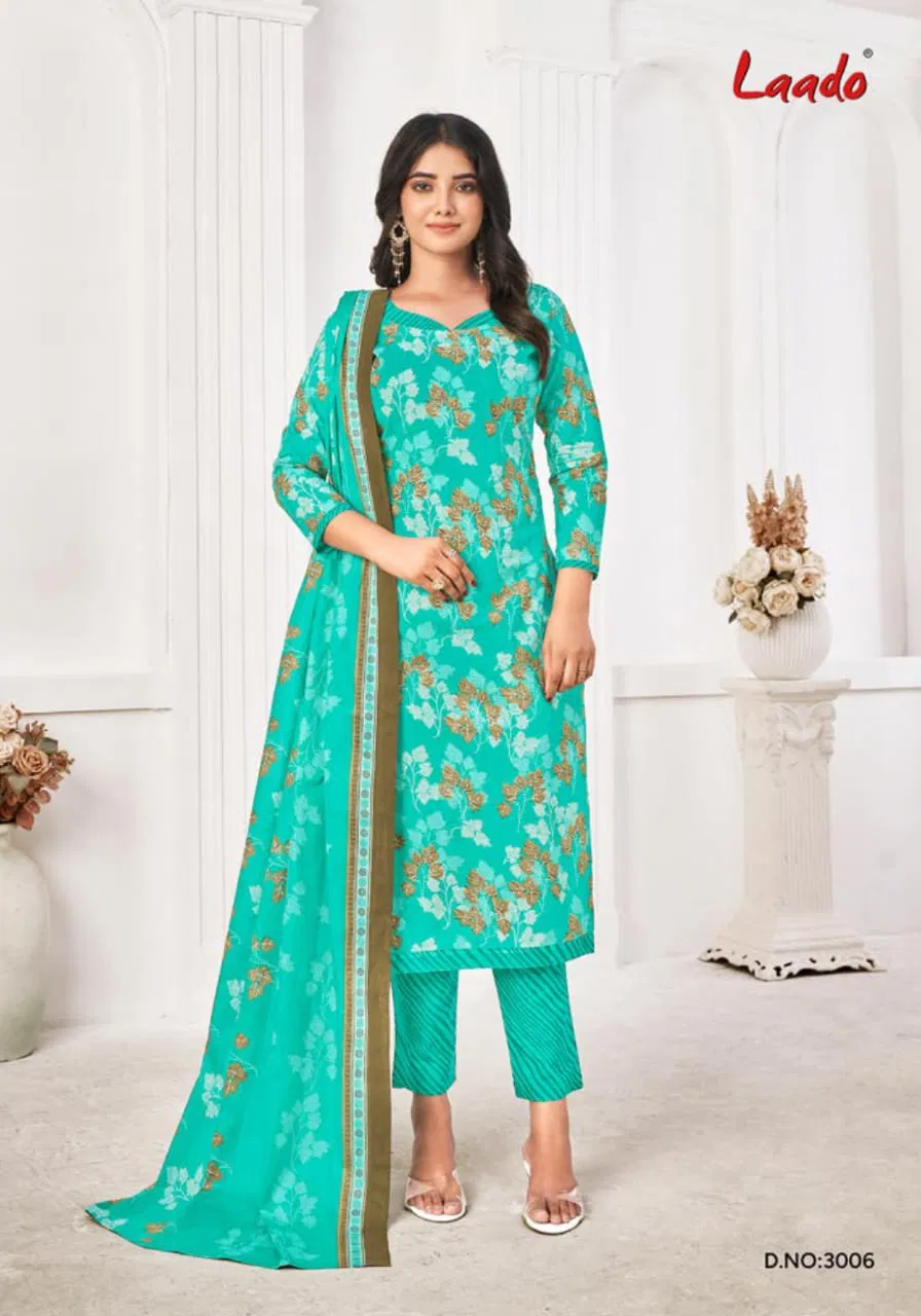 Princess Vol 3 By Laado Cotton Printed Dress Material Suppliers In India